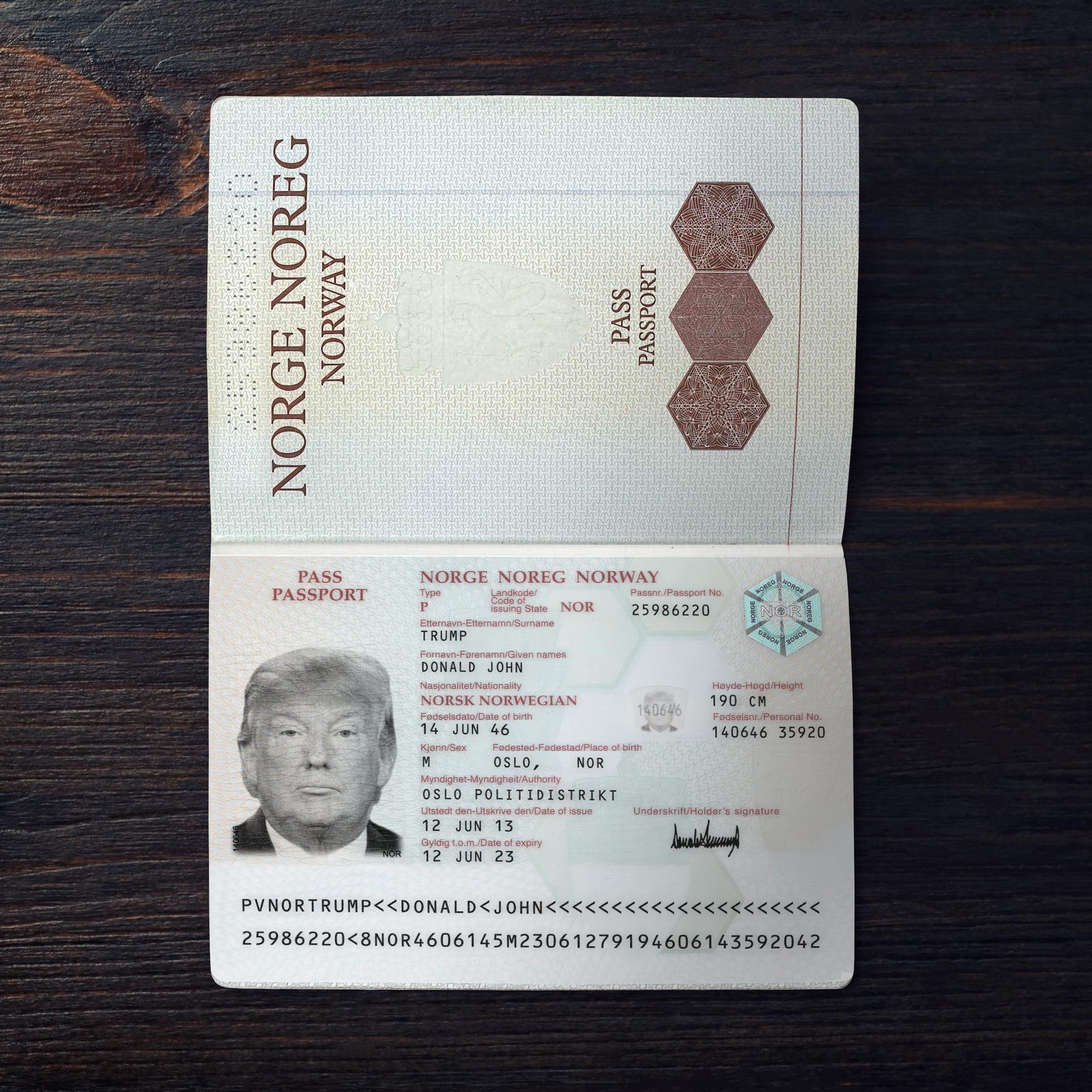 Norway Passport 2015+ PSD2