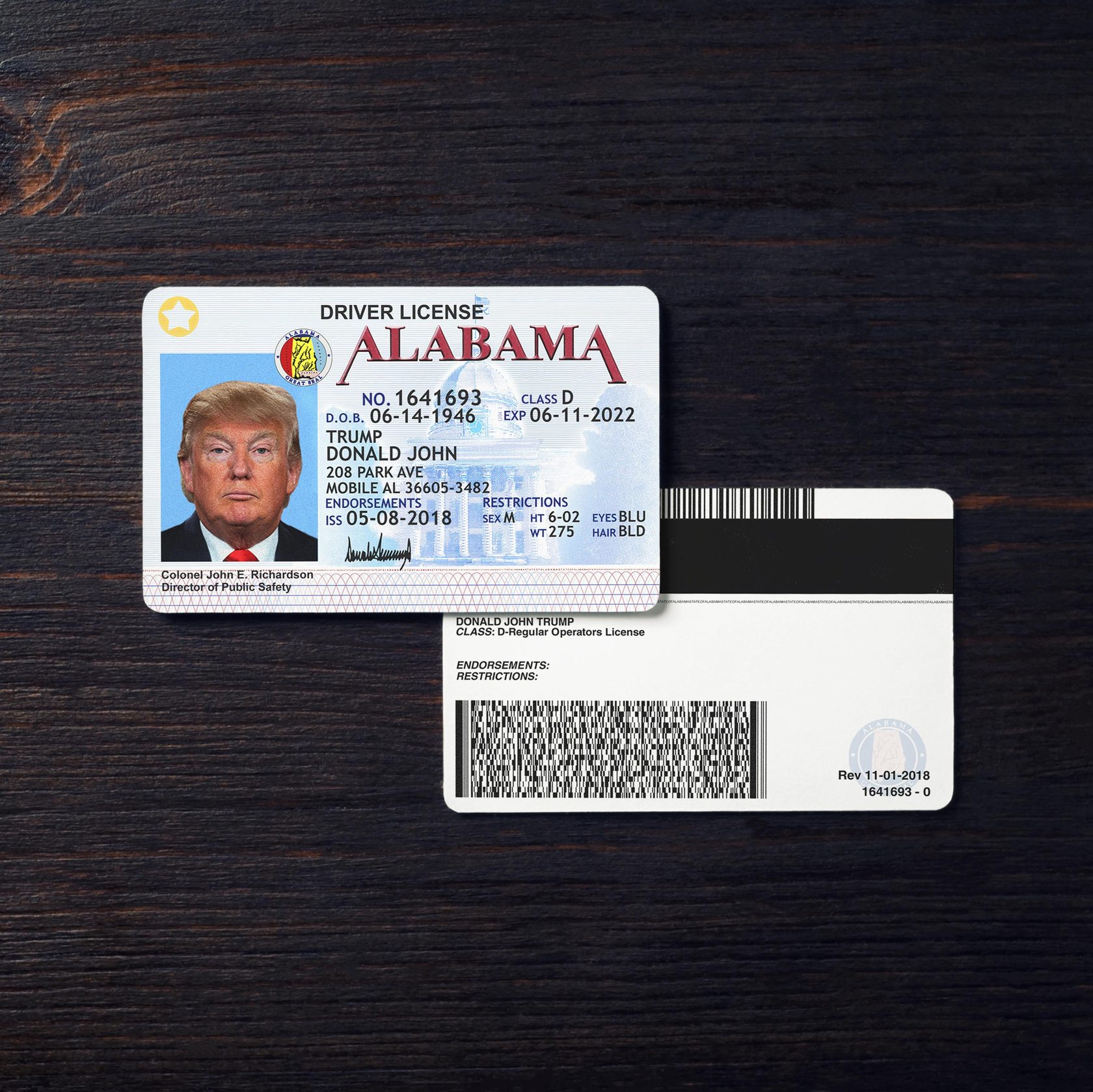 Alabama Driver License2