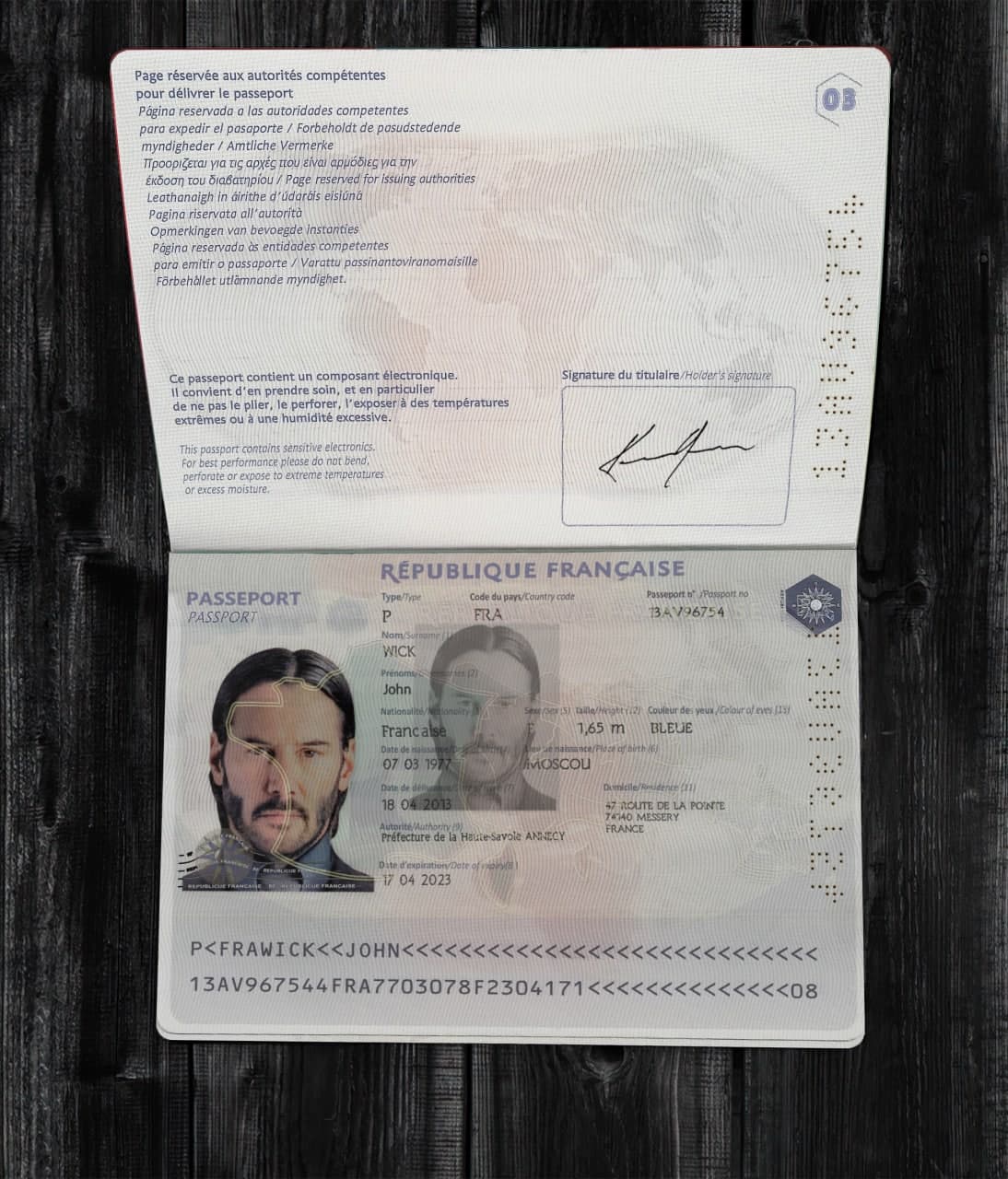 France Passport 2006+ PSD2