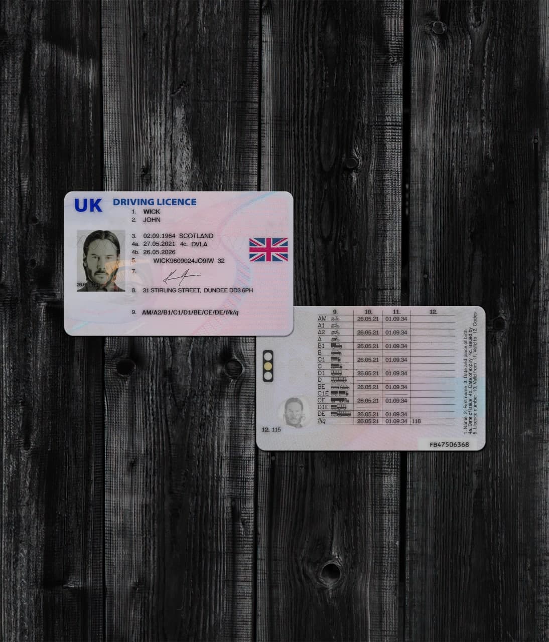 Britain Driver License 2021+ PSD2