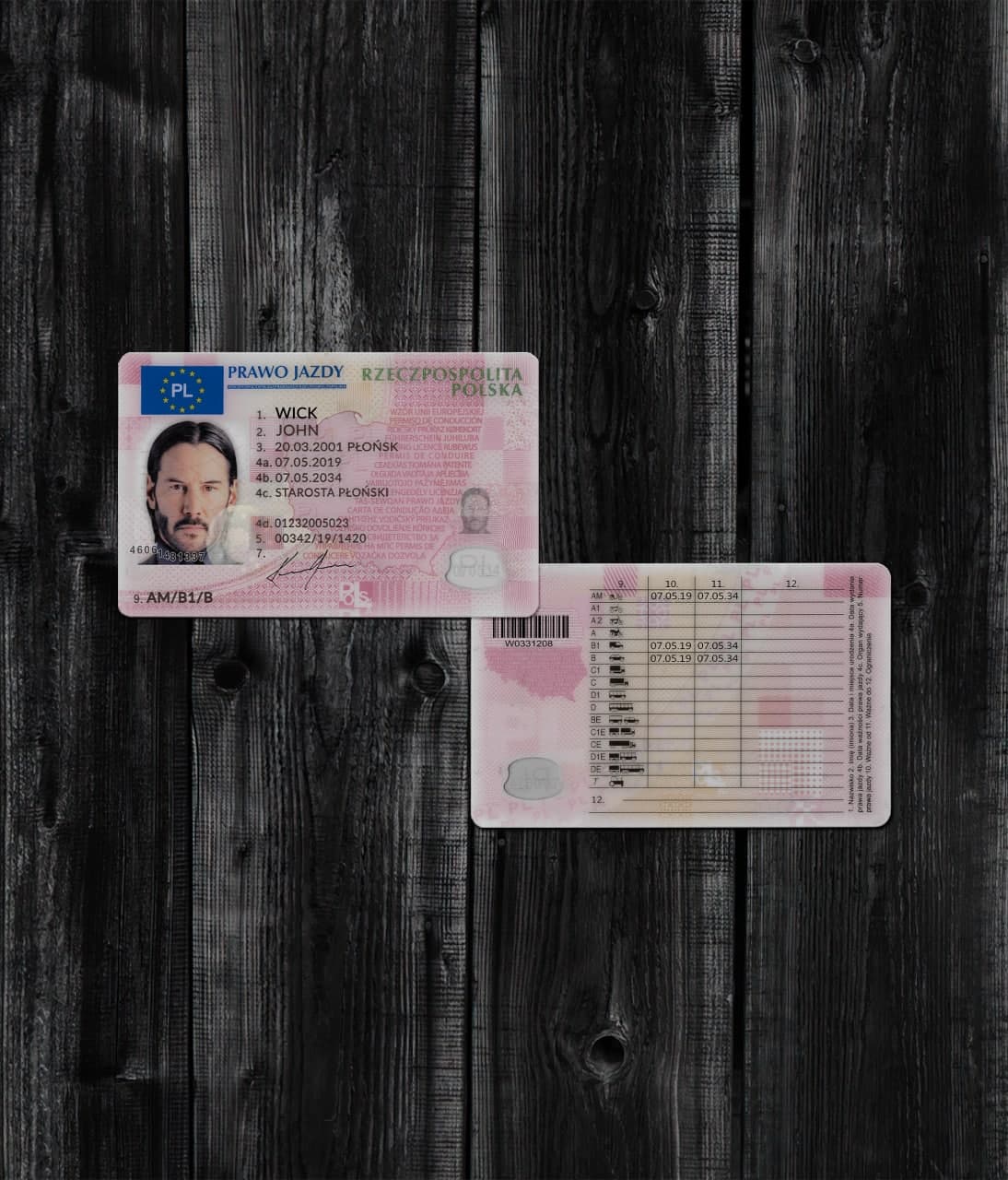 Poland Driver License 2019+2