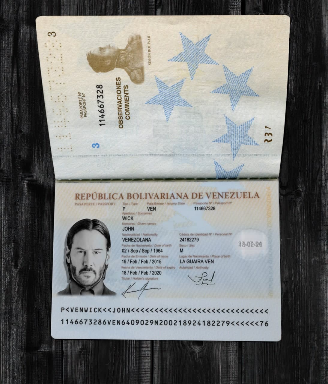 Venezuela Passport 2011+ PSD2