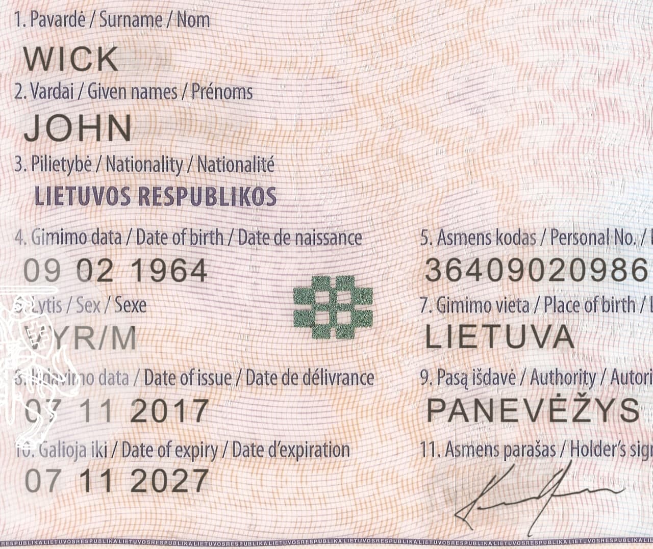 Lithuania Passport-3