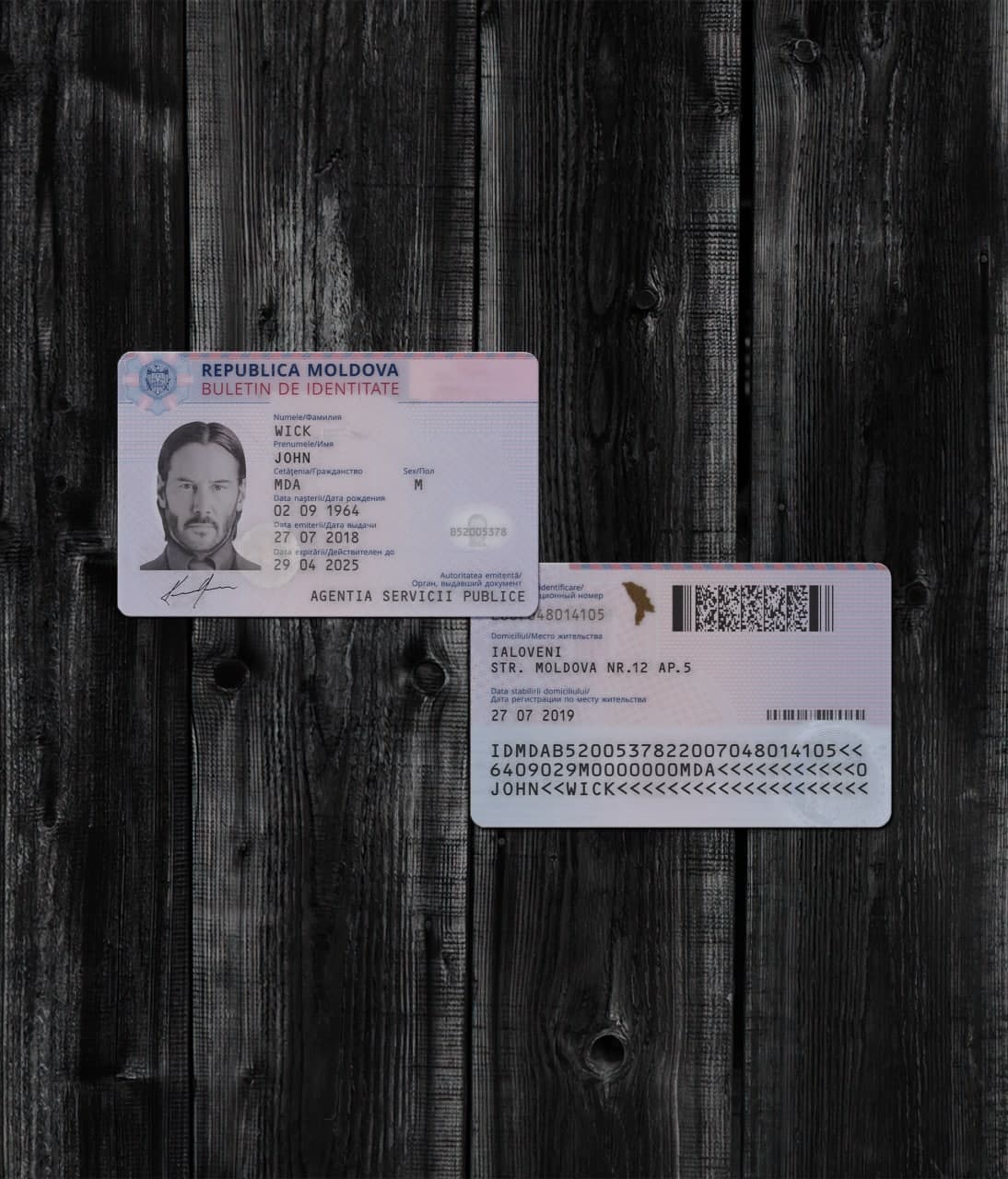 Moldova ID Card 2015+ PSD2