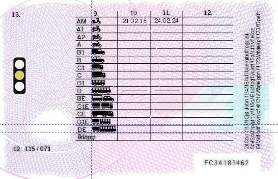 Britain Driver License 2015+ CDR2