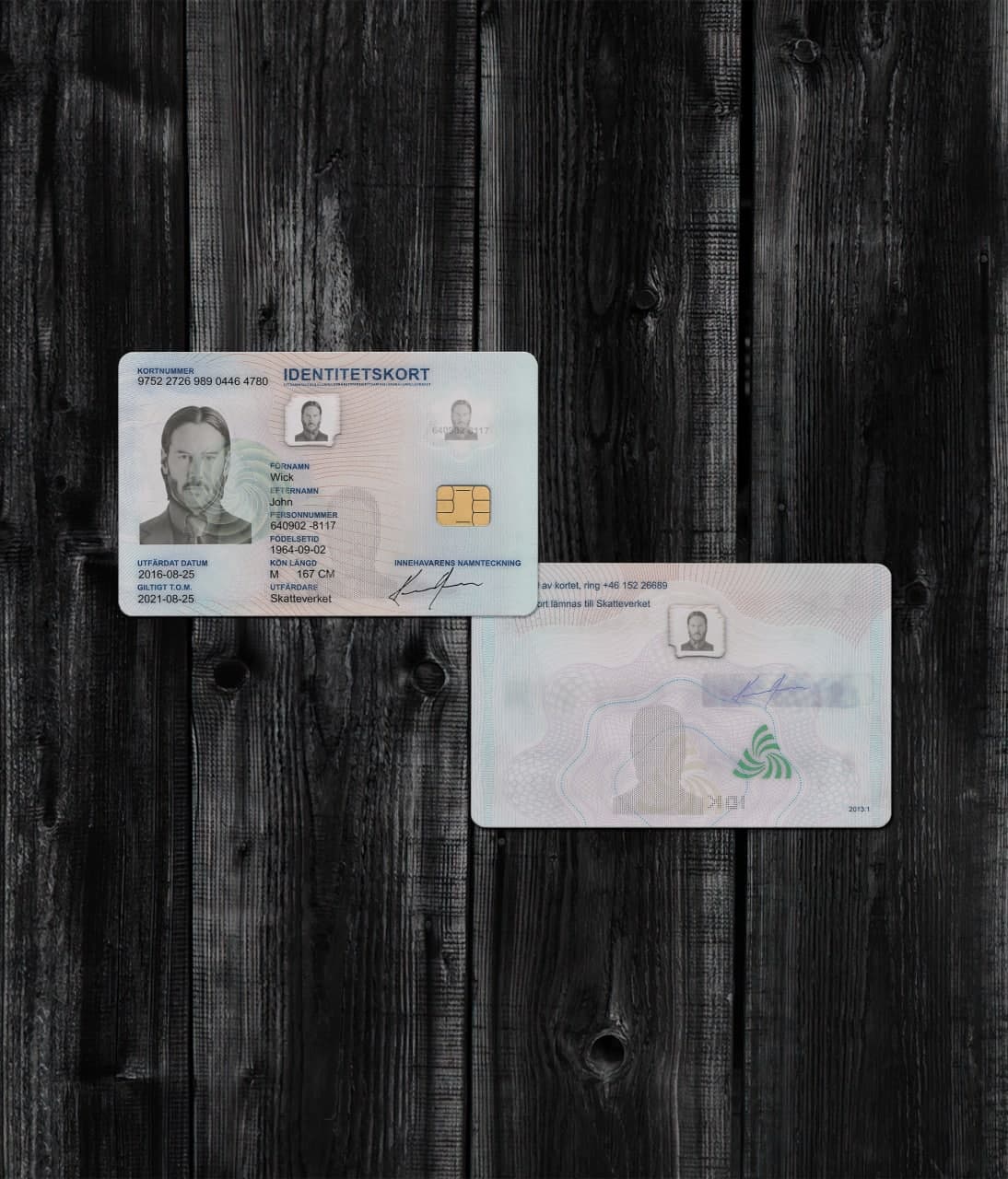 Sweden ID Card 2013+ PSD2