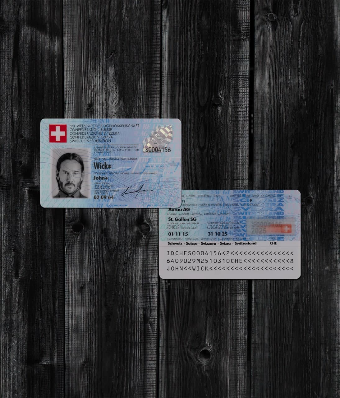 Switzerland ID Card 2005+2