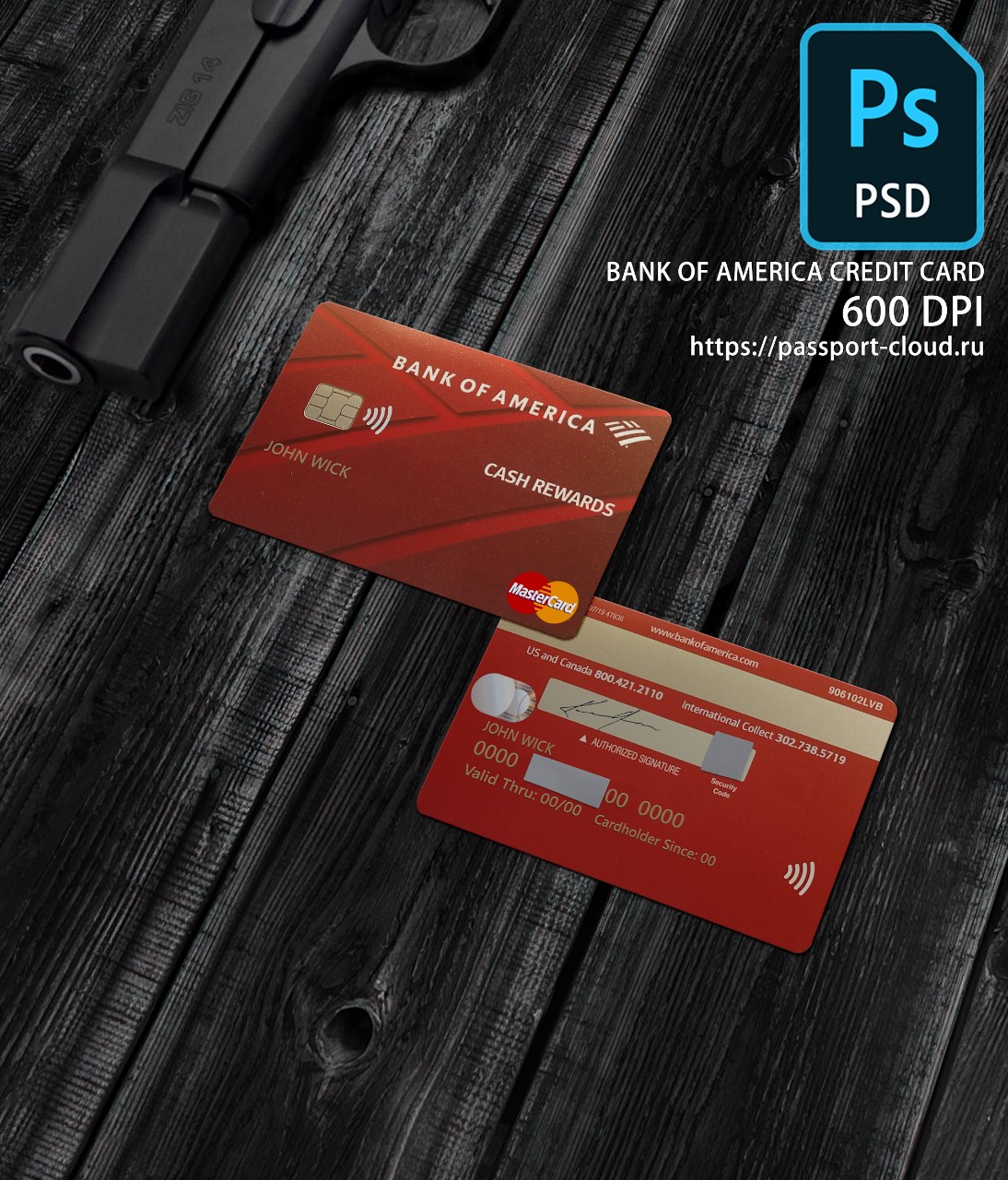 Bank of America Credit Card PSD1