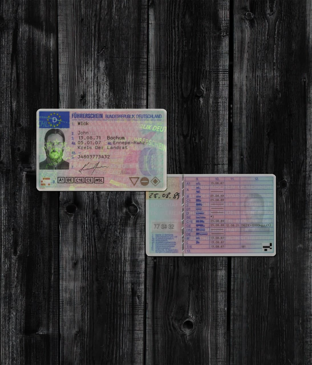 Germany Driver License 2001+2