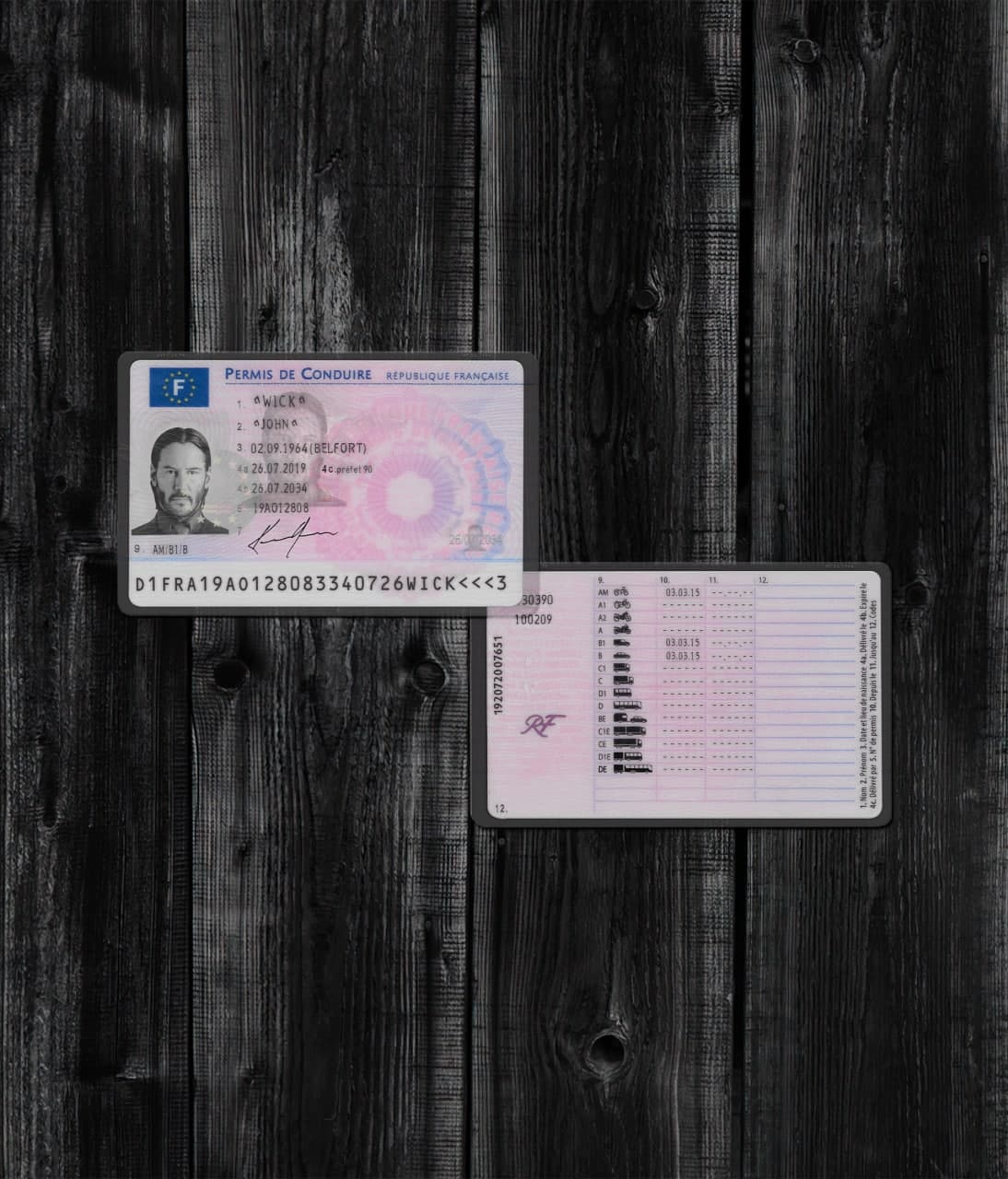France Driver License 2015+ PSD2