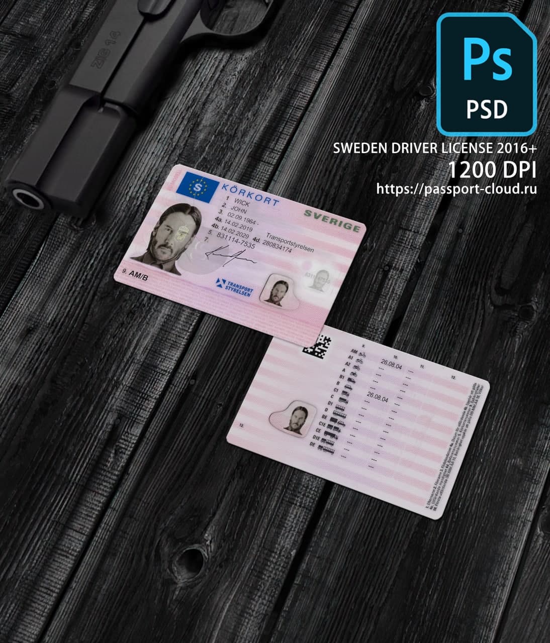 Sweden Driver License 2016+1