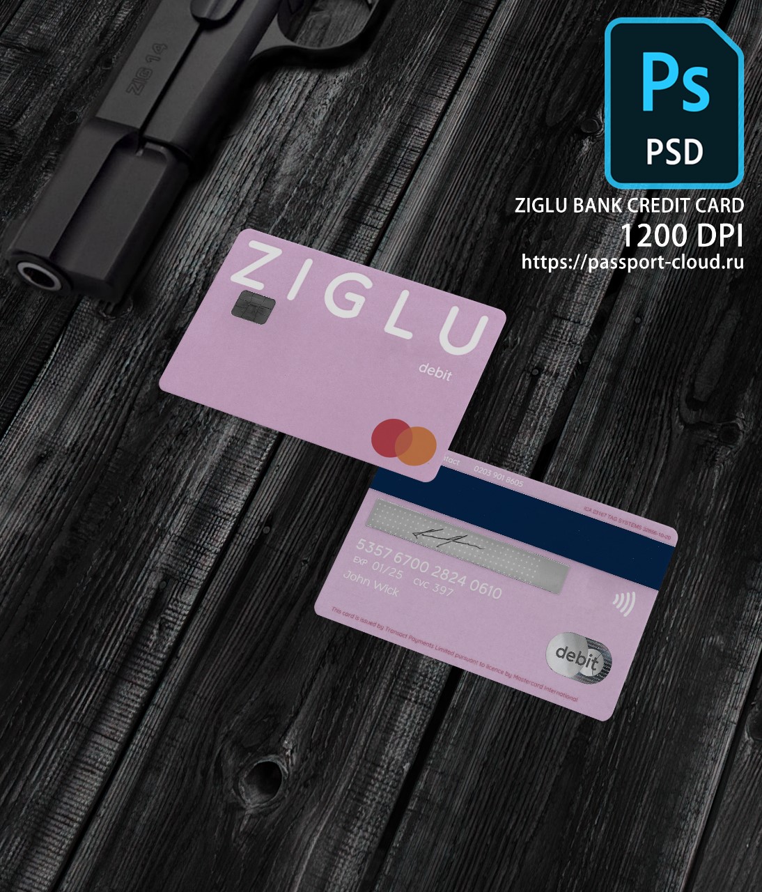 ZIGLU Bank Credit Card PSD1