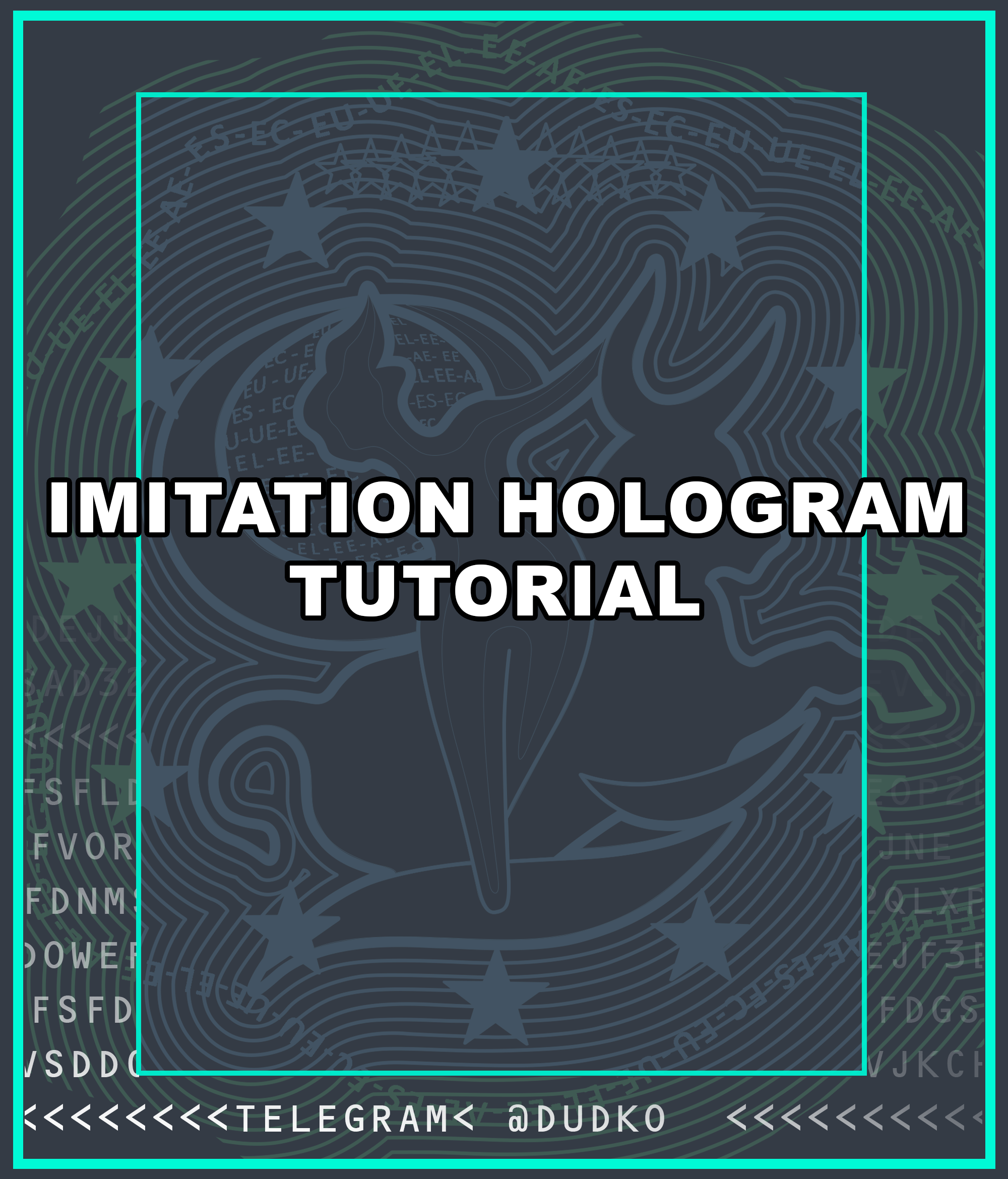 Hologram Printing Tutorial PDF+Video1
