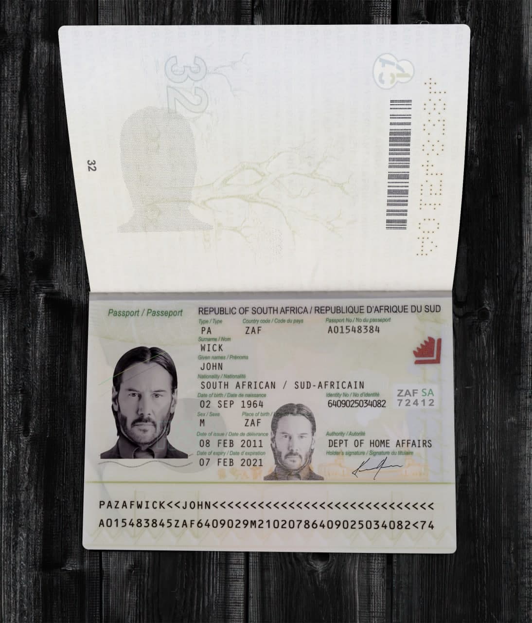 South Afrika Passport-1
