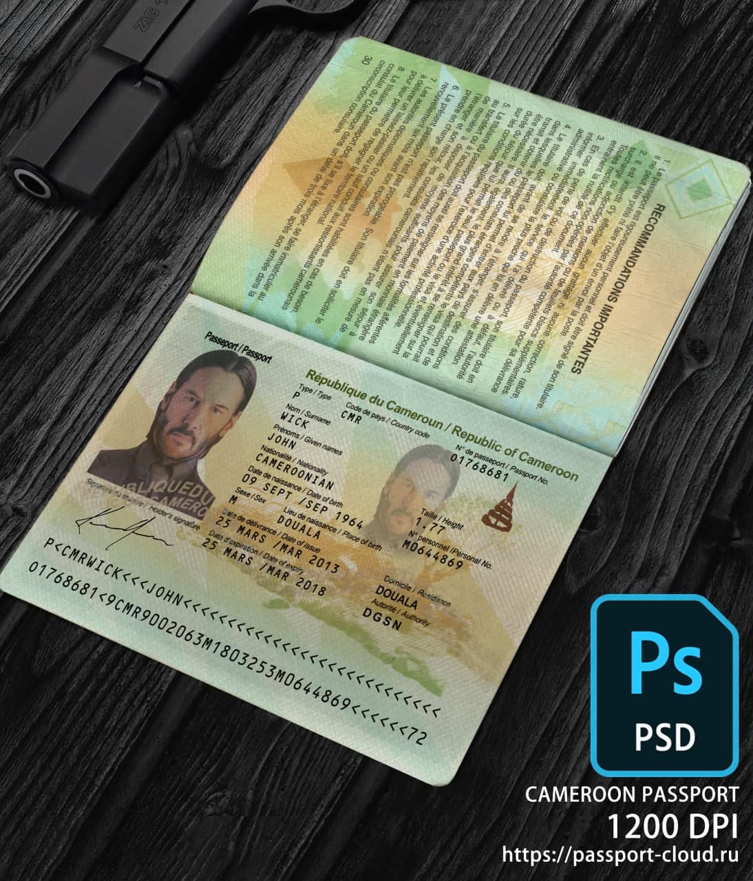Cameroon Passport-0